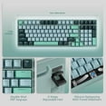 thumbnail image 6 of LTC Nimbleback NB981 95% Wireless Mechanical Keyboard, 2.4G/ BT/USB-C Wired RGB 98 Keys Gaming Keyboard, 3-Layer Dampener, Hot Swap PCB, Software Support, Custom Linear Switch, 6 of 6