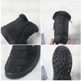 thumbnail image 4 of Akiihool Snow Boots for Women Fashion Womens Winter Snow Boots Booties Walking Boots Warm Anti-Slip Ankle Hiking Skiing Boots (Black,8.5), 4 of 4