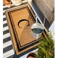 thumbnail image 4 of A1HC Natural Rubber & Coir Flocked Doormat, 30x48, Monogrammed Door Mat For Front Door, Anti-Shed Treated Durable Mats for Entrance, 4 of 7