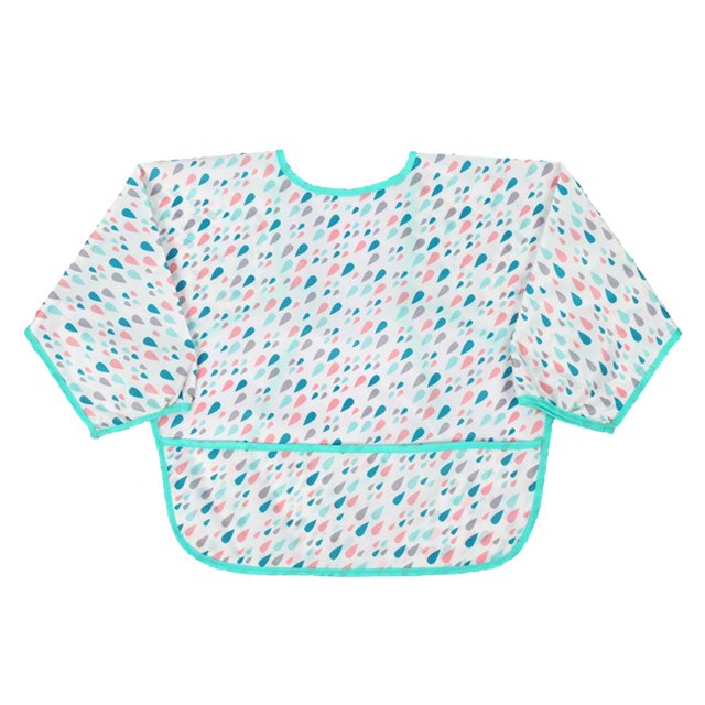 Los baberos eructan al bebé que come alimentación con impermeable de saliva de L Baoblaze Baberos impermeables para niños pequeños
