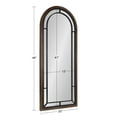 thumbnail image 7 of Kate and Laurel Arch Wall Mirror, Brown, 7 of 7