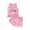 Pink, variant on Gerichy Girls Summer Outfits, Toddler Girls Short Sleeve Ruffles Ribbed T Shirt Tops Shorts Outfits