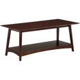 thumbnail image 1 of Convenience Concepts Alpine Coffee Table with Bottom Shelf and Easy Two-Step Assembly, Espresso, 1 of 7