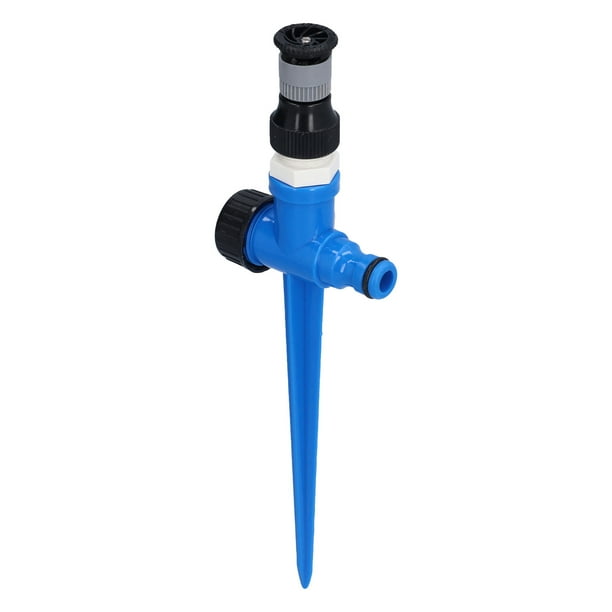 Aspersor de riego terrestre, aspersores de jardín, aspersor de césped verde conveniente y ajustable, aspersor de riego con tapón de tierra, acabado de lujo