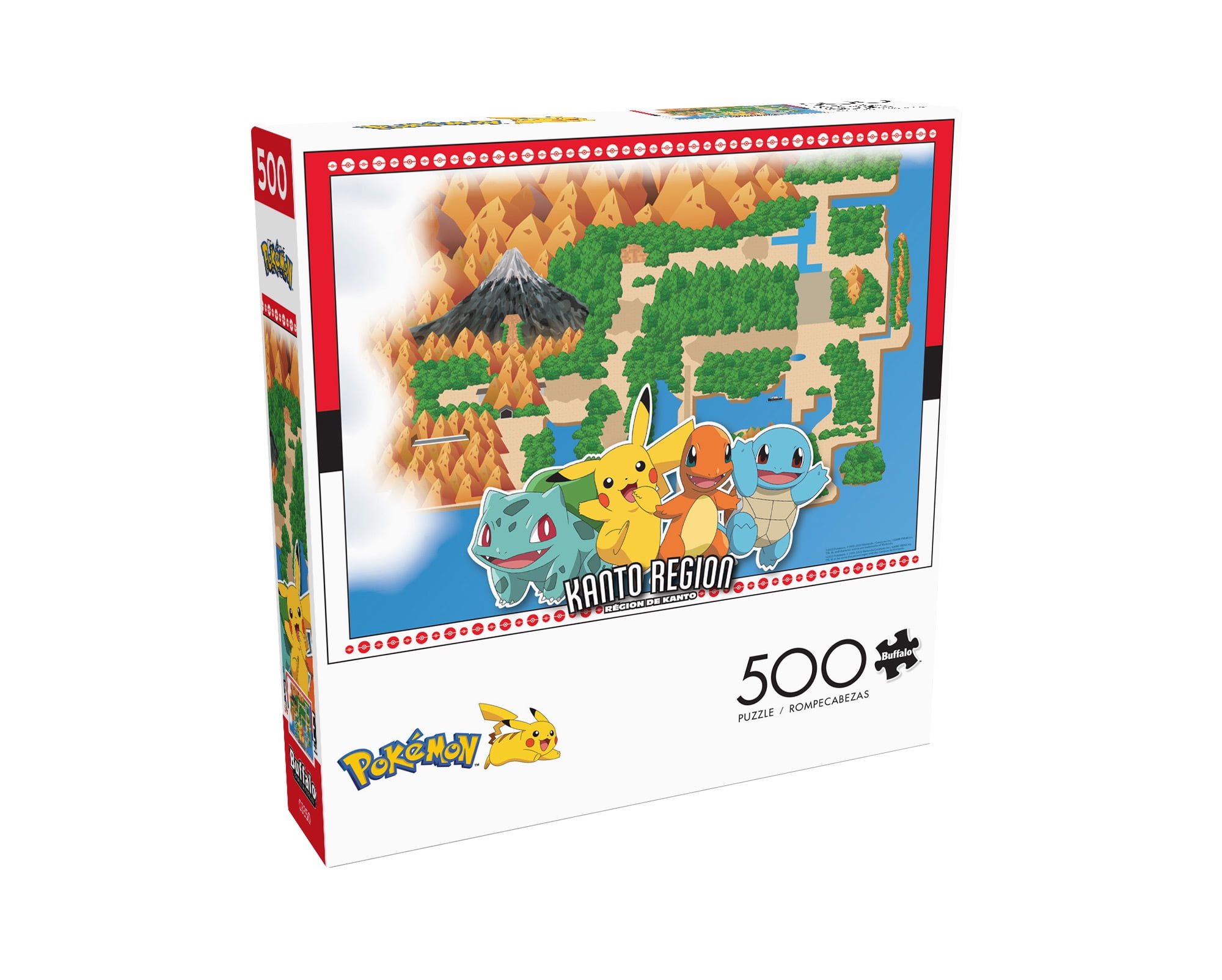Buffalo Games 500-Piece Pokemon Kanto Region Jigsaw Puzzle