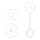 thumbnail image 1 of Juego Tapones A Prueba Derrames 1+2 (Marfil), 1 of 9