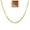 Gold-Single, variant on Women’s Layered Stackable Choker Necklace, 14K Gold Plated Herringbone Snake Cuban Rope Chain, Waterproof Dainty Layering Fashion Jewelry