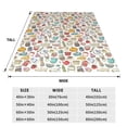 thumbnail image 3 of Sikiie Cooking Utensils Ultra-Soft Micro flannel Blanket Luxury All Seasons Warm Blanket for Bedding Sofa and Travel (4 sizes)-60"x50", 3 of 7