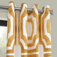 thumbnail image 2 of Mecca Gold Grommet Printed Cotton Curtain (1 Panel), Mecca Gold, 50W X 108L, 2 of 6