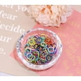 thumbnail image 3 of LoonWear 20 Colors 10mm Iron Open Jump Rings Connector Split Rings for Keychain Necklace Bracelet Earring Pendant Bead Jewelry Finding Making Charm Crafting Project, 200PCS 20 colors, 3 of 4