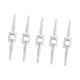 thumbnail image 4 of 5 piezas de carcasa de cable de cambio de freno de bicicleta Colamx Adaptador de reparación de tubería de aceite resistente Plata, 4 of 8