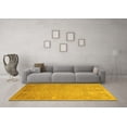 thumbnail image 3 of Ahgly Company Indoor Rectangle Oriental Yellow Traditional Area Rugs, 7' x 9', 3 of 4