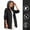 #0244-Black, variant on Women’s Softshell Windbreaker Jacket Water Resistant Lightweight Outdoor Coat with Hood Pockets for Hiking Camping Travel