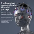 thumbnail image 3 of Intelligent Head Massage Device with 8 Flexible Massage Claws, Electric Vibration Scalp Massager with Heat, Multi Functional Body Relaxation Tool for Neck Back Stress Relief, 3 of 4
