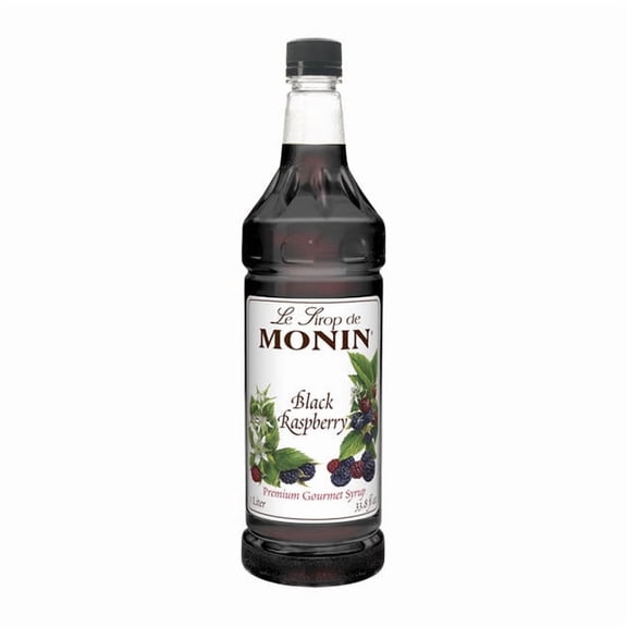 Monin Black Raspberry Syrup PET cs 4/1 ltr