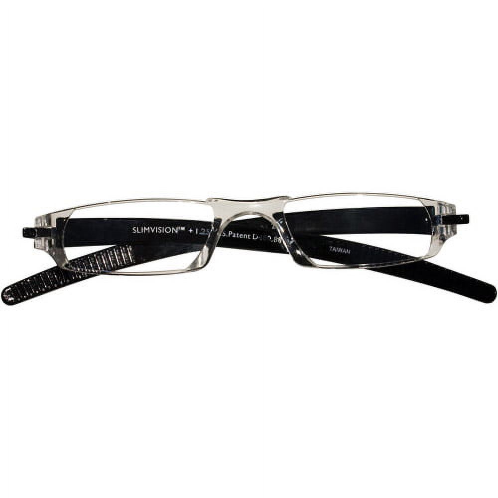 Zoom SlimVision Lightweight Reading Glasses, Black - image 2 of 2