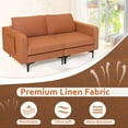thumbnail image 5 of Modern Loveseat Sofa Couch with Side Storage Pocket, 5 of 11