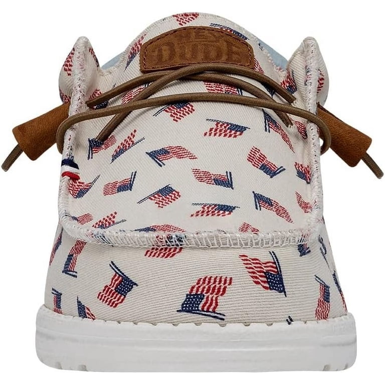 Hey Dude Wally Americana Flag Size 9 Men display picture 3