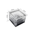 thumbnail image 2 of Lámpara cuadrada de azulejos de cristal Luces LED solares impermeables para exteriores Luces de azulejos de piso de cristal de imitación blanco Luces de enchufe de tierra para jardín Luces de césped de jardín de pasillo Luces decorativas enterradas en césped Luces de paisaje oso de fresa Electrónica, 2 of 5