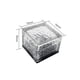 thumbnail image 2 of Lámpara cuadrada de azulejos de cristal Luces LED solares impermeables para exteriores Luces de azulejos de piso de cristal de imitación blanco Luces de enchufe de tierra para jardín Luces de césped de jardín de pasillo Luces decorativas enterradas en césped Luces de paisaje JM, 2 of 5