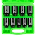 thumbnail image 1 of Juego de dados de impacto BUYROBUS de 9 piezas, 29-38 mm, Cr-Mo, 1 of 6