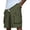 Army Green, variant on Besolor Men's Cargo Shorts Wide Leg Elastic Drawstring Waisted Casual Loose Outdoor Hiking Workout Knee Length Pants with Multi Pockets(X-Small,Khaki)