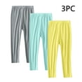 thumbnail image 2 of Auroural Leggings for Girls 10-12 Girl 3PC Pants Thin Children's Leggings For Girl Baby Pants Childrens Long Pants Mint Green 10 Years, 2 of 9