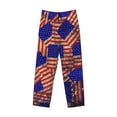 thumbnail image 2 of Fotbe Vintage USA Flag Men's Pajama Pants,Sleepwear Pants,Pj Bottoms Drawstring And Pockets-Large, 2 of 7