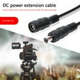 thumbnail image 2 of DC 5.5x2.1mm Male Female Extension Cable for CCTV Camera LED Strip (5m), 2 of 5