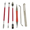 thumbnail image 2 of Práctica herramienta de reparación de saxofón, duradera, fácil de usar, herramienta de mantenimiento de madera para piezas de repuesto de 6 piezas Gloria Reparación de saxofones, 2 of 7