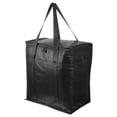 thumbnail image 2 of Insulated Lunch Bag in Black Oxford Cloth for Storage Use with Large Capacity and Zip Closure 12.5 x 7.5 x 14 inches, 2 of 3