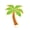 Gold, variant on Palm Tree Hard Enamel Lapel Pin | Clayton Jewelry Labs