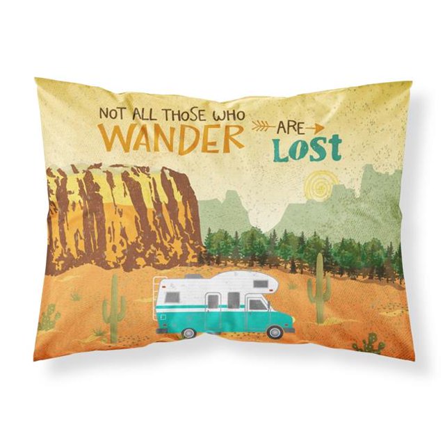 Carolines Treasures VHA3027PILLOWCASE RV Camping-Car Errer Tissu Taie d'Oreiller Standard