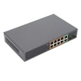 thumbnail image 3 of Conmutador POE Gigabit completo RJ45 IEEE 802.3af/at 8 puertos SFP 150W Dispositivo de red 100‑240VUS Enchufe, 3 of 8