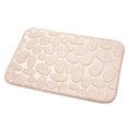 thumbnail image 1 of Alfombra de puerta lavable absorbente antideslizante de flores de adoquines Alfombra de franela de cocina de baño Alfombra de franela Scienceny JJ21303-02, 1 of 6