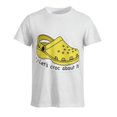 thumbnail image 3 of Camiseta Croc para hombre y mujer, de verano, de algodón, cuello redondo, manga corta, ropa, camiseta, 3 of 5