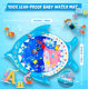 thumbnail image 2 of Almohadilla de juego de agua inflable para bebés Almohadilla de juego llena de agua educativa Forma de tiburón oso de fresa Hogar, 2 of 5