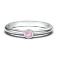 thumbnail image 1 of Classic Bezel Set Birthstone Ring - Pink Tourmaline (October), 1 of 4