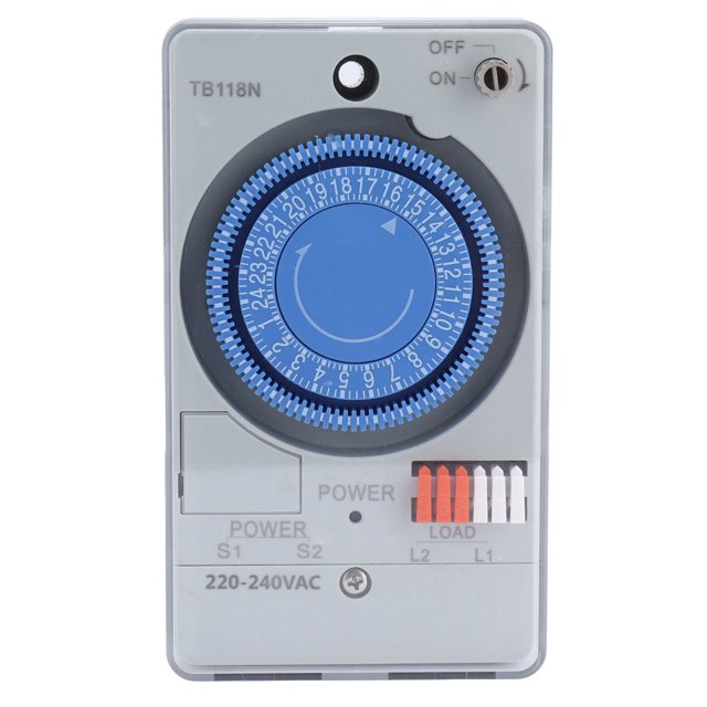 Mechanical Timer Automatic 24 Hours Low Power Consumption Time Switch for Water Heaters Street Lights 220VAC