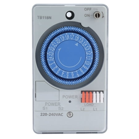 

Mechanical Timer Automatic 24 Hours Low Power Consumption Time Switch for Water Heaters Street Lights 220VAC