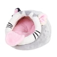 thumbnail image 1 of Casa Para Conejillos De Indias, Nido De Invierno Para Hámster Erizo, Animales Pequeños Rosa Cálido L Rosa L Sunnimix casa de conejillo de indias, 1 of 8