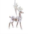 thumbnail image 2 of HongHeng 1Pc Xmas themed Christmas Tree Decorations Hanging Christmas Decorations Hand Blown Art Ornaments with Ropes for Christmas Xmas Party Decorations (Chirstmas Style), 2 of 6