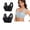 (2PC)Black, variant on (3PC)White Tweang Crop Tank Tops for Women No Show Bras for Women Sticky Bra Pads Cute Bras Spaghetti Strap Tank Top Push Up Sports Bra Adjustable Sports Bras for Women L