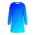 thumbnail image 6 of hotojiny Sweatshirt Dress for Women Crew Neck Casual Long Sleeve Tunic Dresses Fall Fashion Pullover Dress, 6 of 6