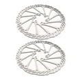 thumbnail image 4 of 2 Pcs Bike Disc Brake Rotor, Lightweight Road Bike Brake Rotor, Hollow Design Bicycle Rotor with 12 Bolts for Road Bike, 4 of 7