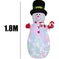 thumbnail image 3 of Inflable de Navidad de 1,8 metros BLESIY Muñeco de nieve inflable, 3 of 5