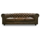 thumbnail image 1 of Sofá 100% de Piel Genuina ConfortoPiel Chesterfield Caramelo, 1 of 4