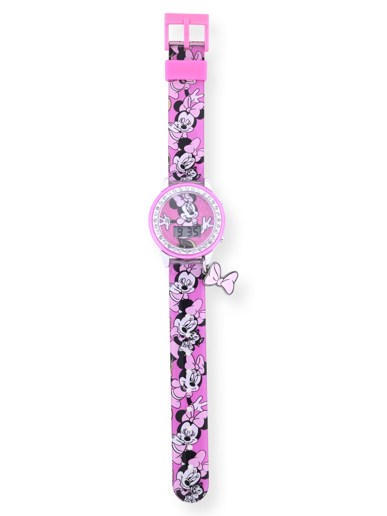 Orologio Minnie Mouse Con Display LED - Design Divertente E Colorato, Perfetto Per Appassionate Di Disney - Foto 4