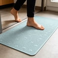 thumbnail image 1 of MTBLYS Alfombrilla antideslizante para bañera de 91 x 43 cm | Alfombrilla de ducha de PVC suave con orificios de drenaje y ventosas | Alfombrilla de secado rápido para bañera, 1 of 6