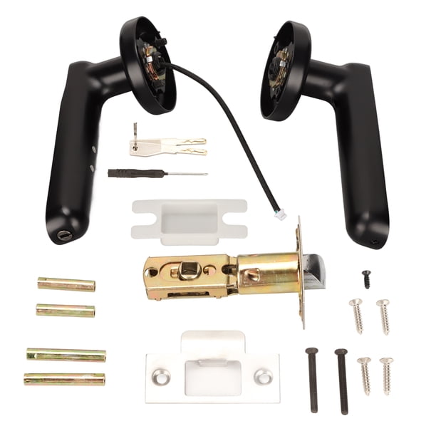 Cerradura electrónica de manija de puerta, cerradura de puerta con huella dactilar con cerradura de puerta de entrada sin llave Cerradura de puerta inteligente Los mejores materiales